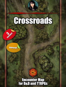 Crossroads Battle Map With Foundry Vtt Support Animated Webm