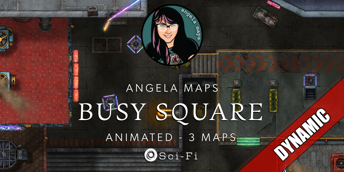 Angela Maps Busy Square