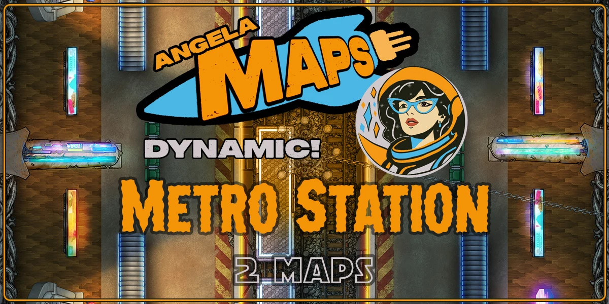 Angela Maps Vintage Metro Station