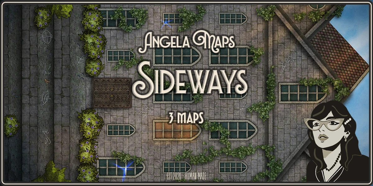 Angela Maps Sideways