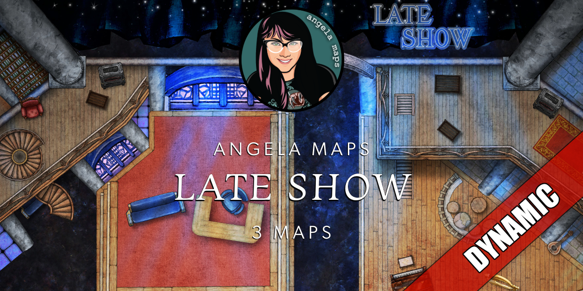 Angela Maps Late Show