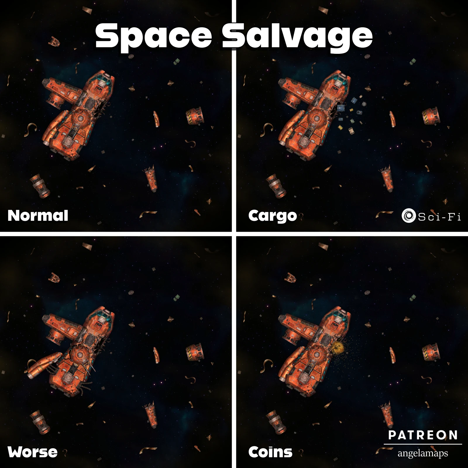 Angela Maps Space Salvage Preview