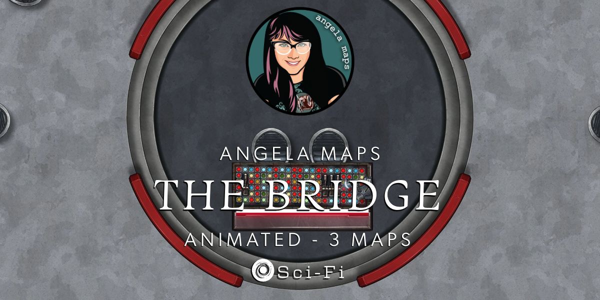 The Bridge - Animated sci-fi battle map pack The Bridge - Animated sci-fi battle map pack