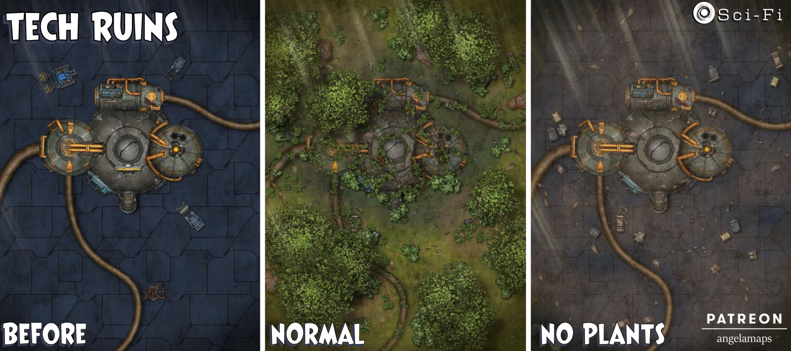 Angela Maps Tech Ruins Preview