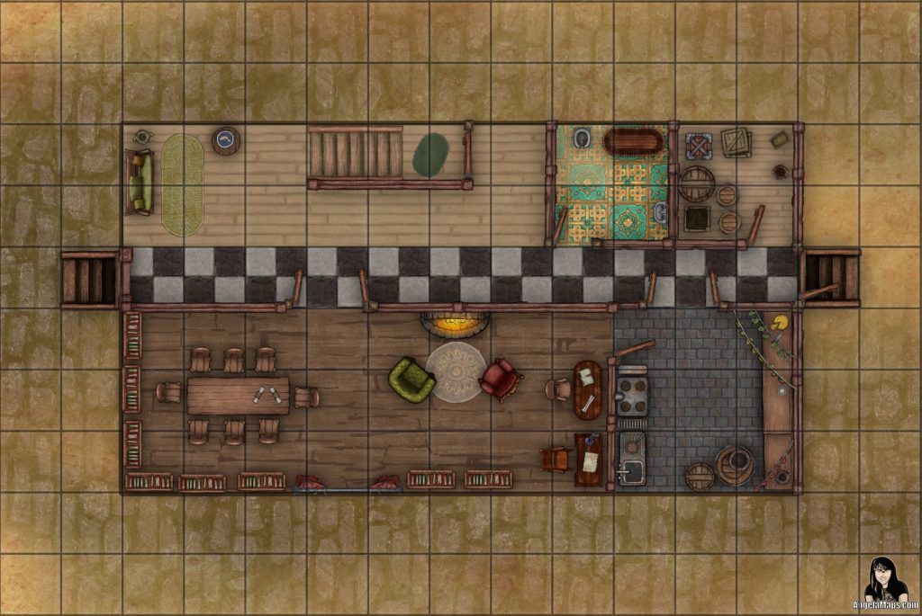 Cute little base of operations for your D&D group 