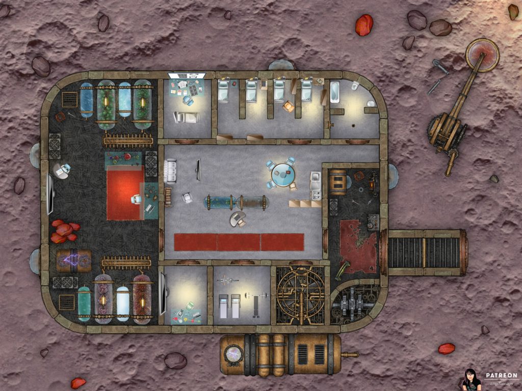 asteroid base map