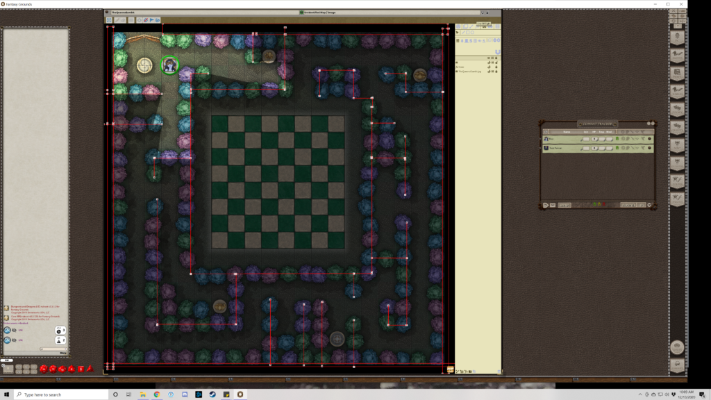 Line of Sight in Fantasy Grounds maze map