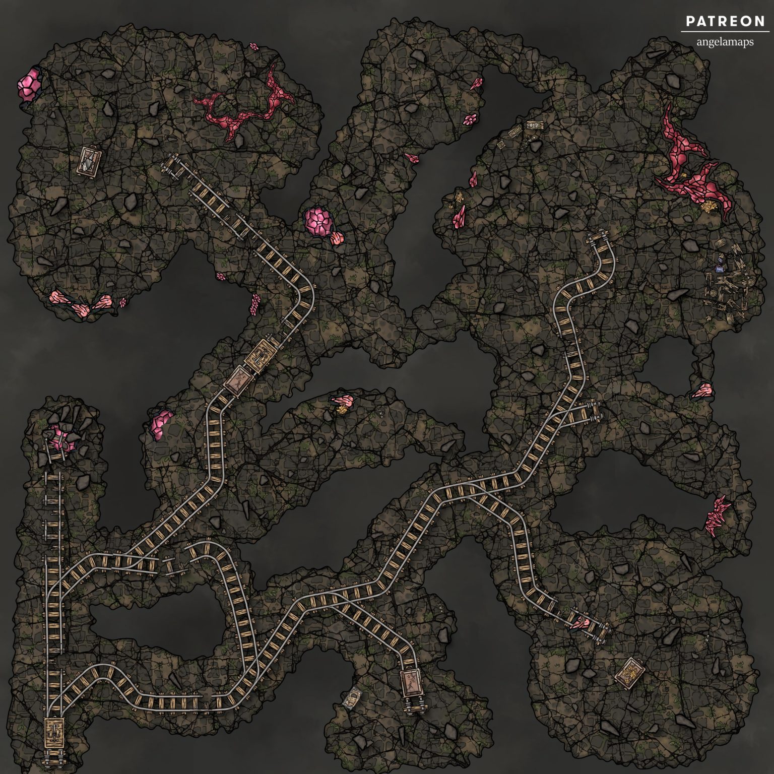 Mines Battlemap Angela Maps Free Static And Animated Battle Maps 