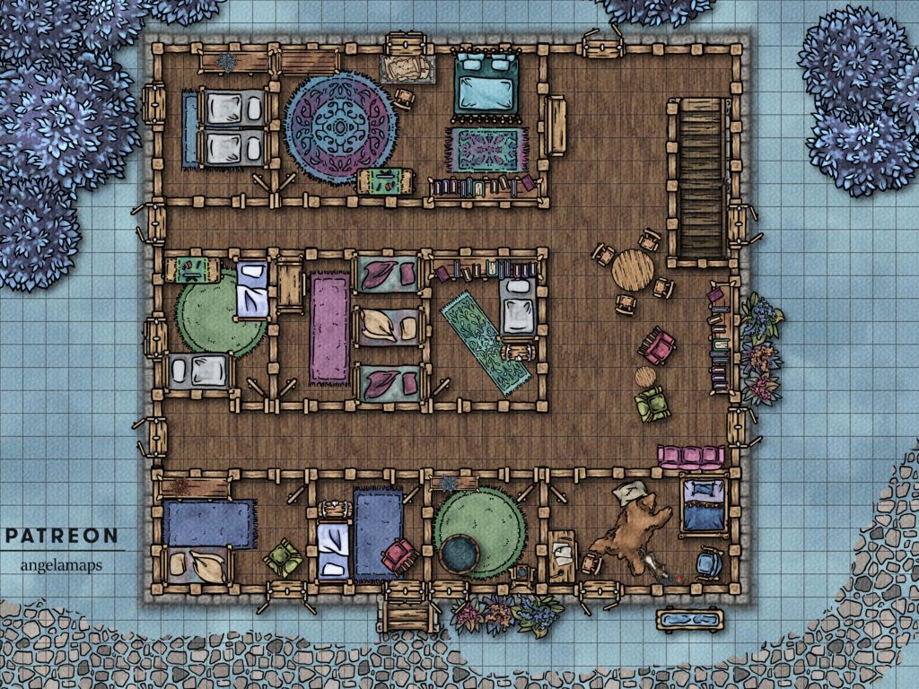 Fantasy Tavern Map