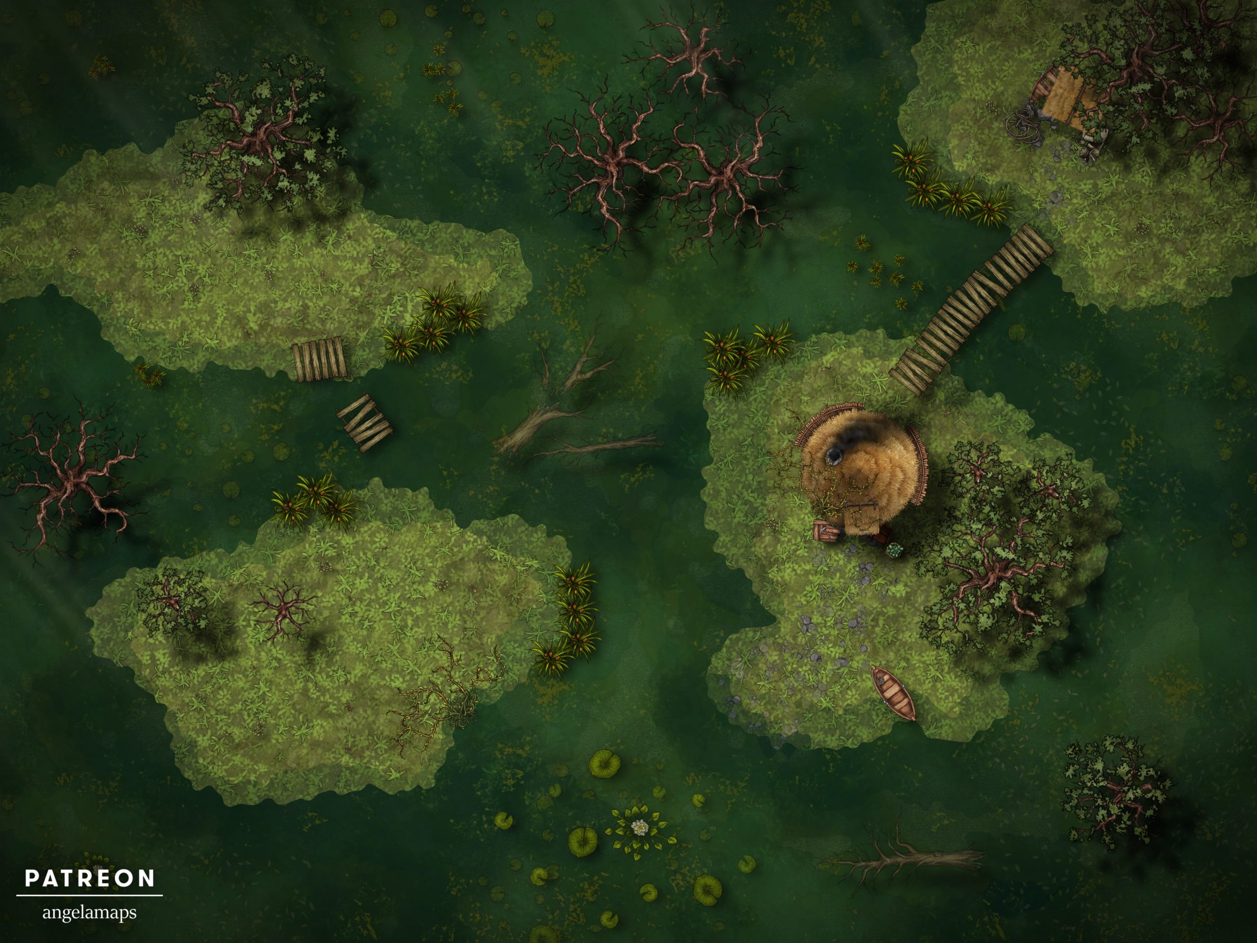 Swamp Angela Maps Free Static And Animated Battle Maps For D D