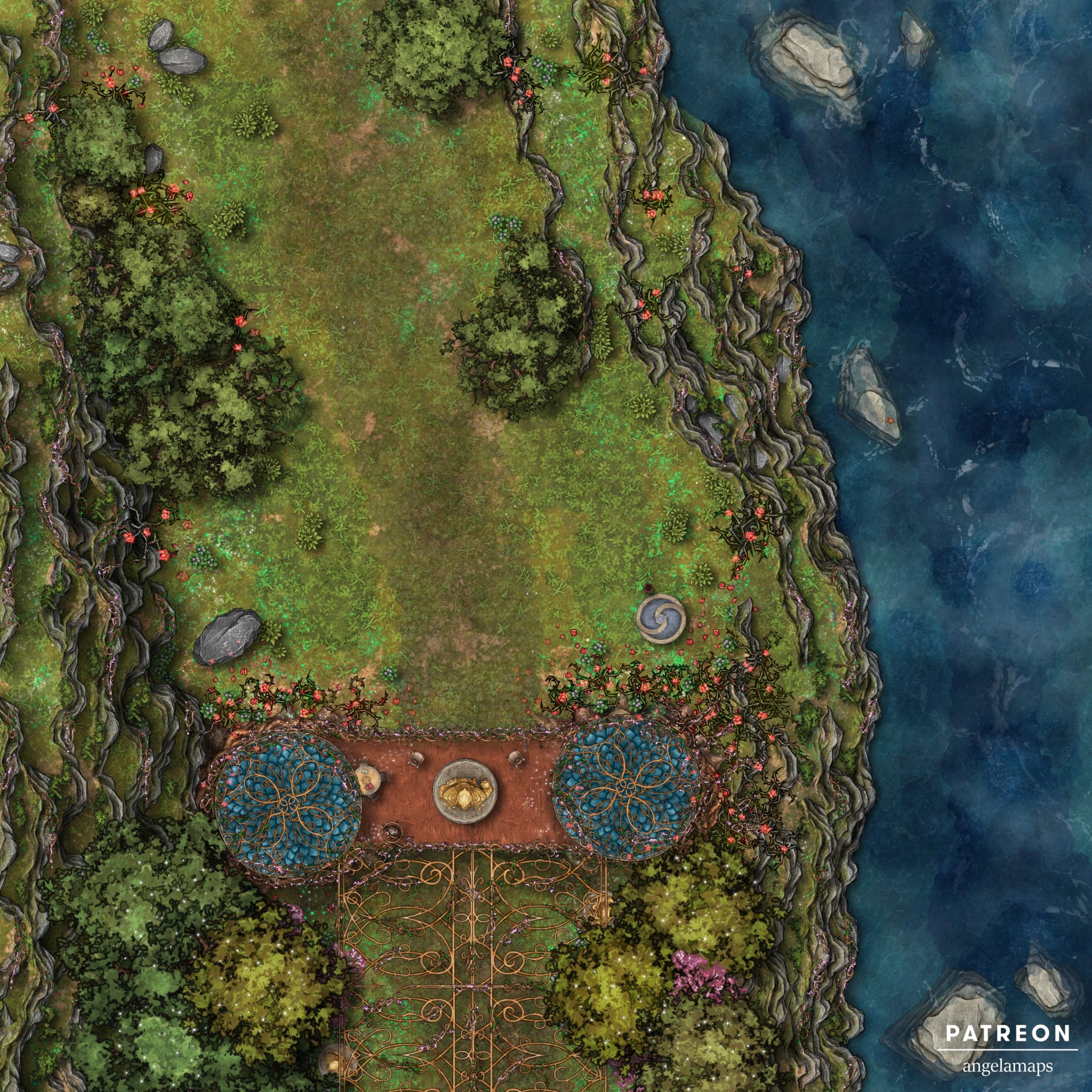 Rose Thorn Pass Angela Maps Free Static And Animated Battle Maps For D D And Other Rpgs