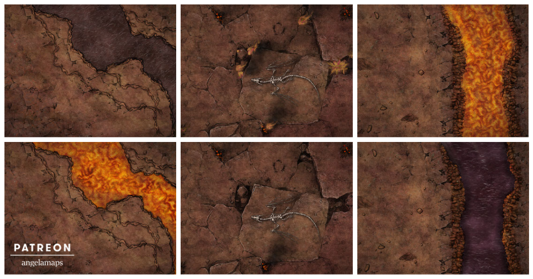 Avernus or hellscape maps for D&D battles