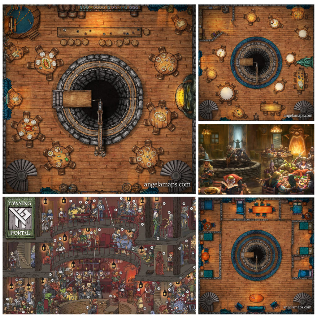 The Yawning Portal Angela Maps Free Static And Animated Battle Maps For Dandd And Other Rpgs