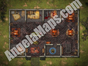 Police Station and Morgue battle maps for D&D