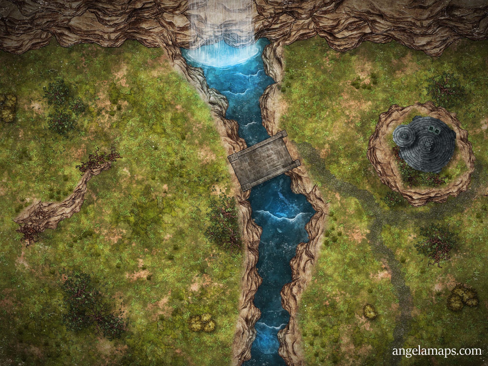 Tower By The River Angela Maps Free Static And Animated Battle Maps For Dandd And Other Rpgs 7199