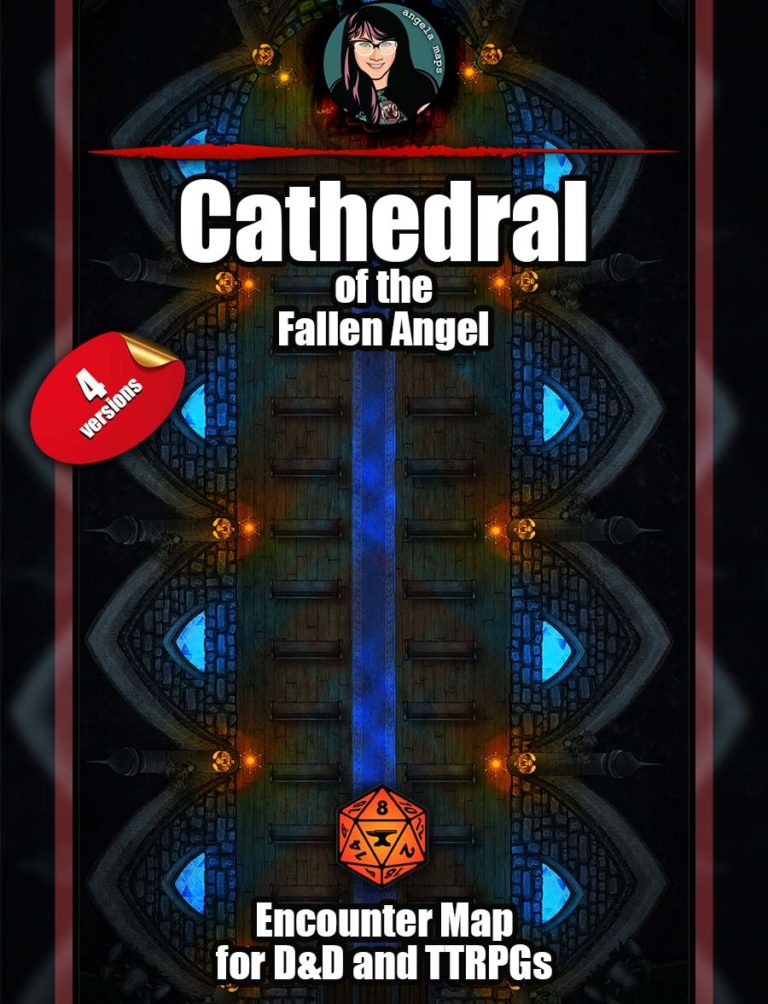 Cathedral Of The Fallen Angel Foundry Vtt Support Angela Maps Free Static And 1155