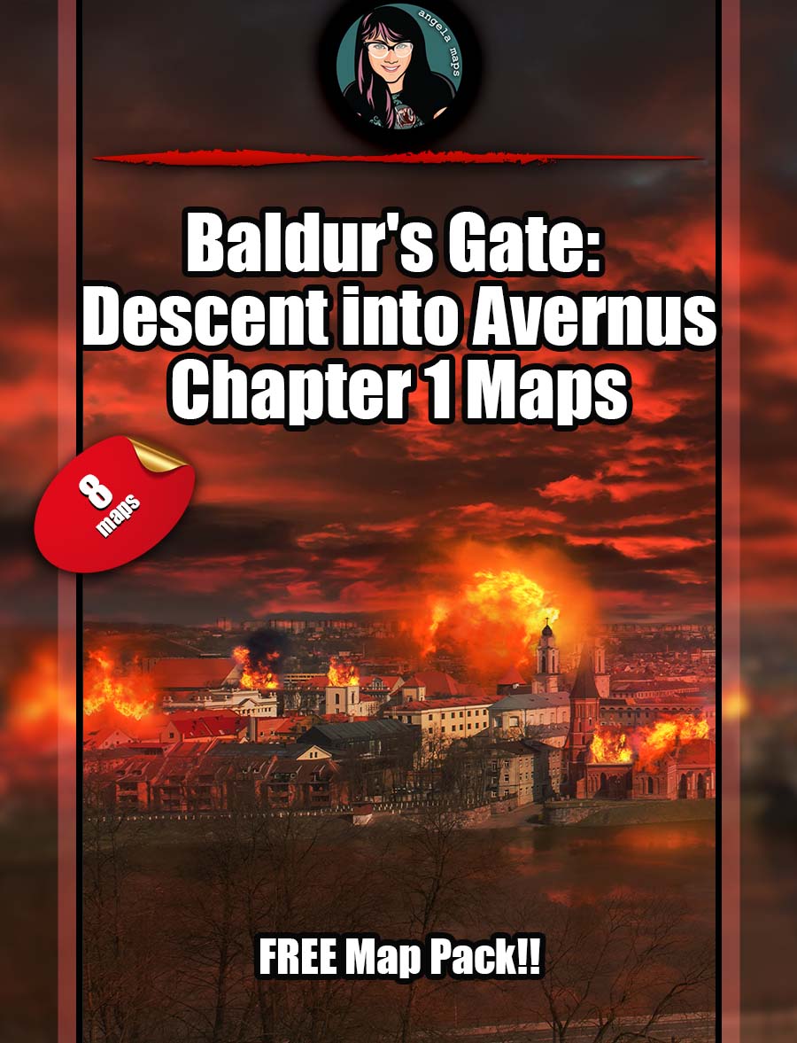 Baldur S Gate Descent Into Avernus Free Chapter 1 Map Pack Angela