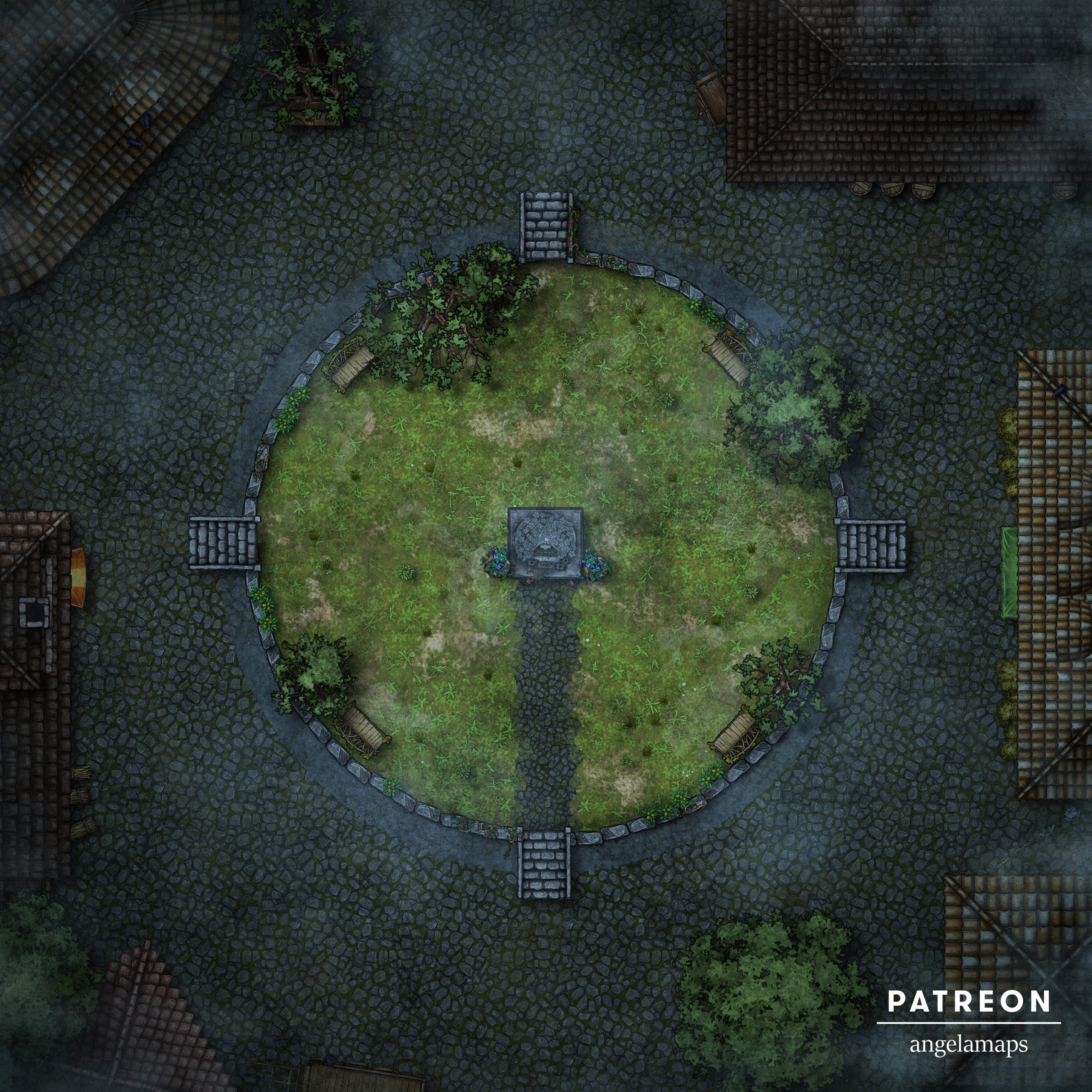 Elven Forest 2 - Map Pack, Battlemaps