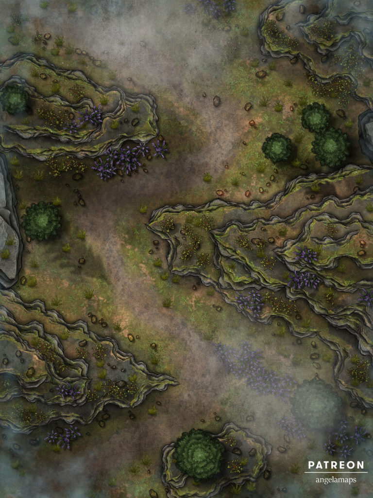 Mountain Angela Maps Free Static And Animated Battle Maps For D D   MountainFog 768x1024 