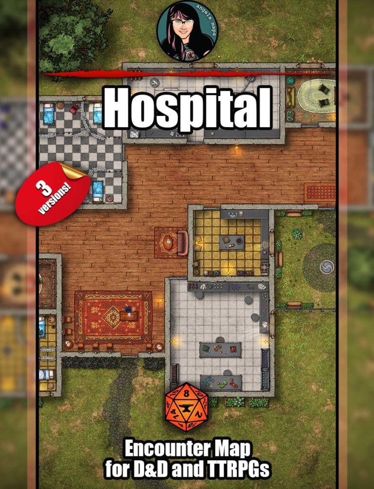 Hospital Archives ⋆ Angela Maps Free Static And Animated Battle Maps For Dandd And Other Rpgs 6861