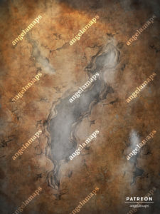 Smokey planet battle map for D&D, animated and setup for Foundry VTT