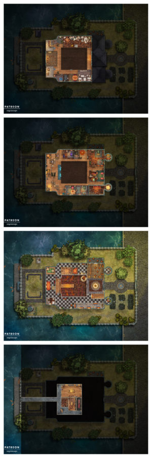 Mansion Angela Maps Free Static And Animated Battle Maps For Dandd And Other Rpgs 9897