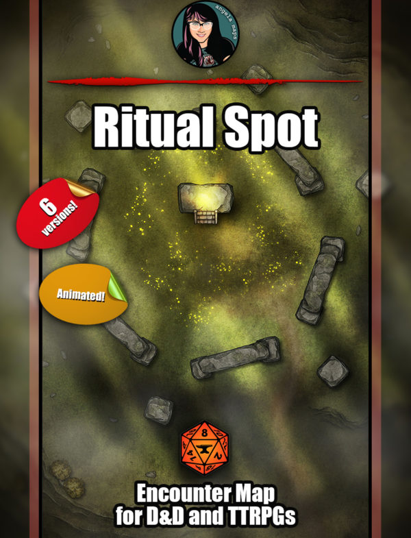 Ritual Spot battle map with Foundry VTT support - Animated  JPG/WEBM