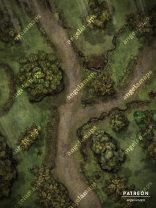 Crossroads battle map from Angela Maps