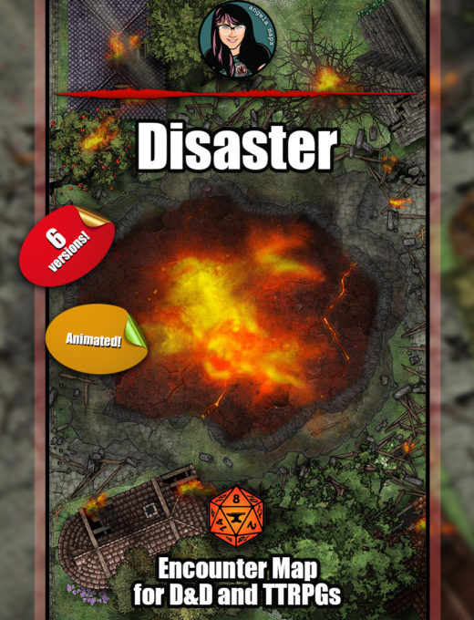 Disaster battle map with Foundry VTT support – Animated JPG/WEBM ...