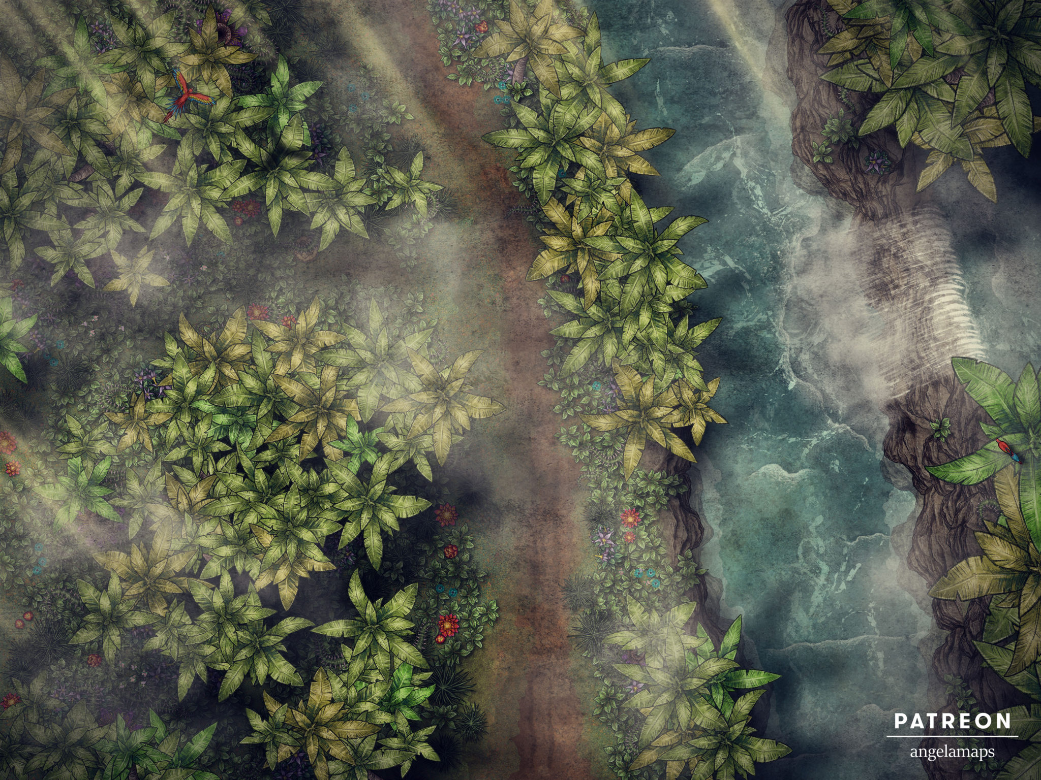 Jungle – Angela Maps – Free, Static, and Animated Battle Maps for D&D