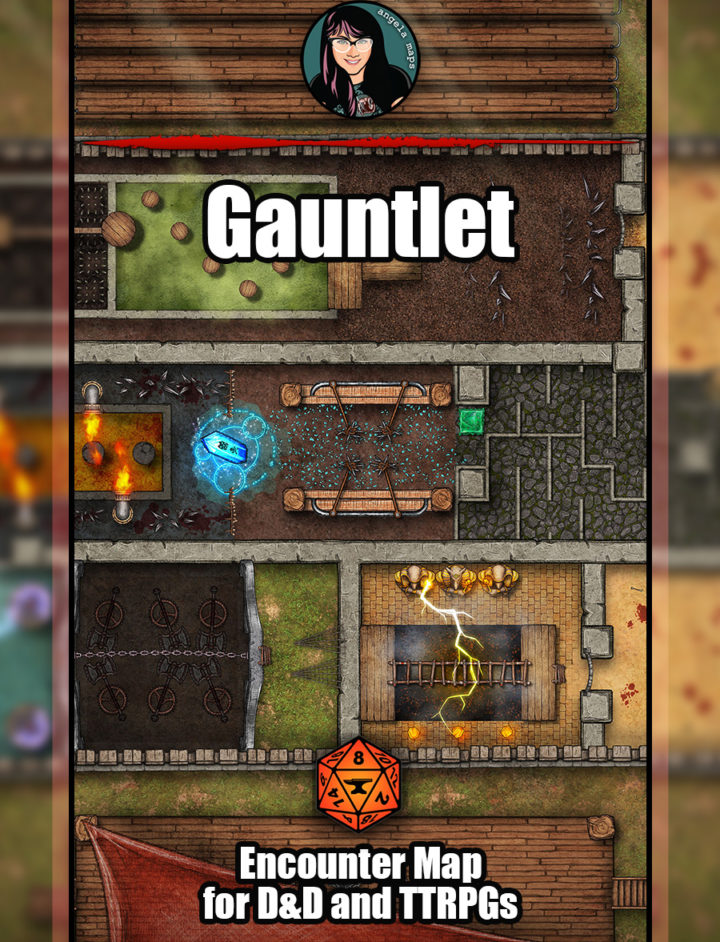 Gauntlet Battle Map With Foundry Vtt Support – Animated Jpg Webm 