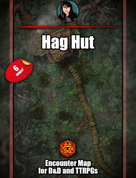 Hag Hut Battle Map With Foundry Vtt Support Angela Maps Free