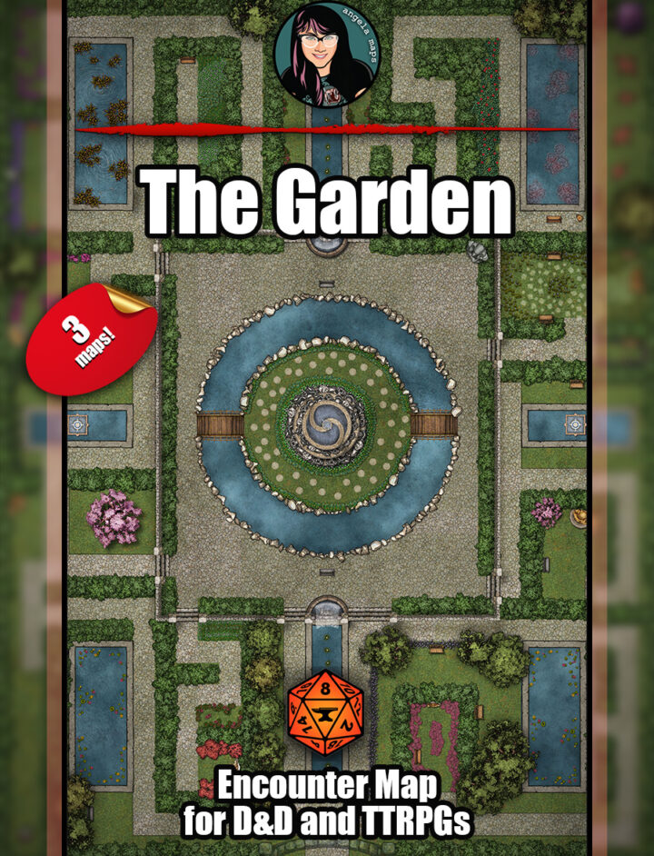 The Garden – Angela Maps – Free, Static, and Animated Battle Maps for D ...