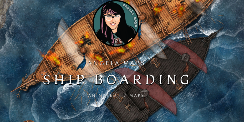 Pirate ship boarding map pack form Angela Maps