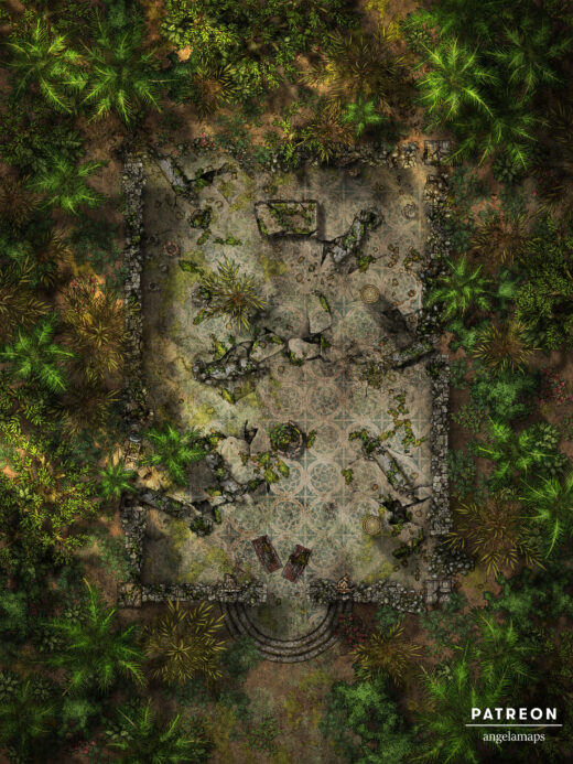 Ruins – Angela Maps – Free, Static, and Animated Battle Maps for D&D ...