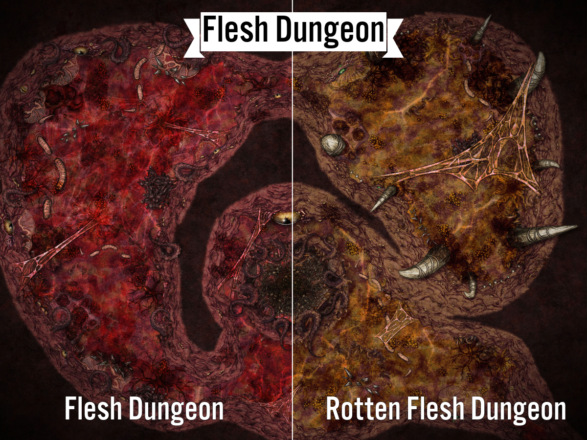 Angela Maps Flesh Dungeon Preview