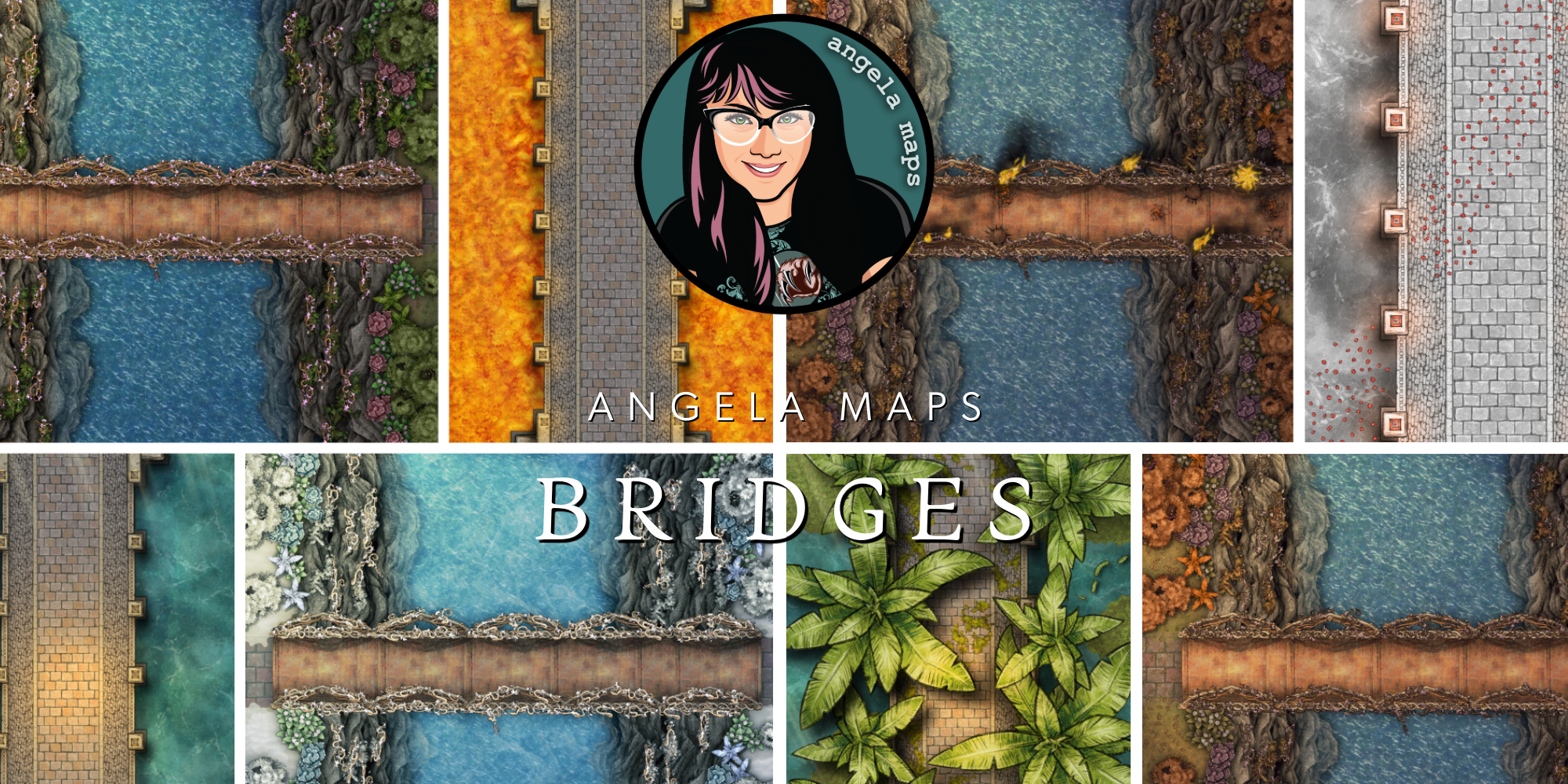 Angela Maps Bridges Bundle