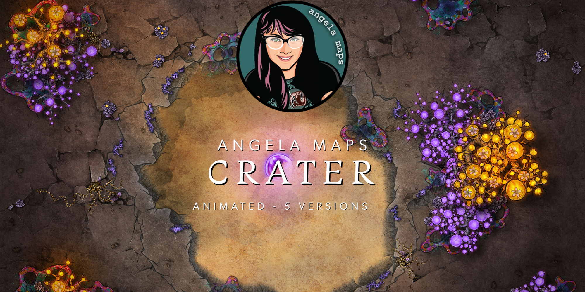 Angela Maps Crater