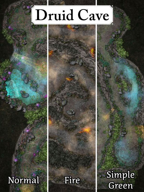 Angela Maps Druid Cave Preview