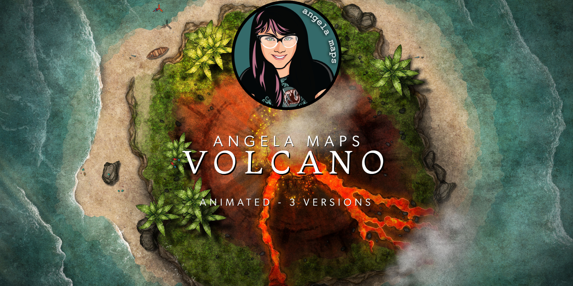 Angela Maps Volcano