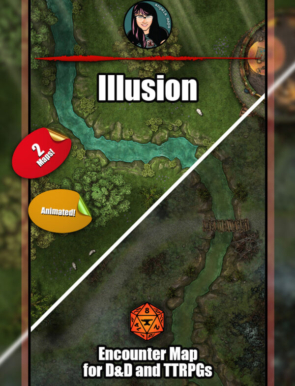 Illusion (Hag) Battle Map Pack with FVTT