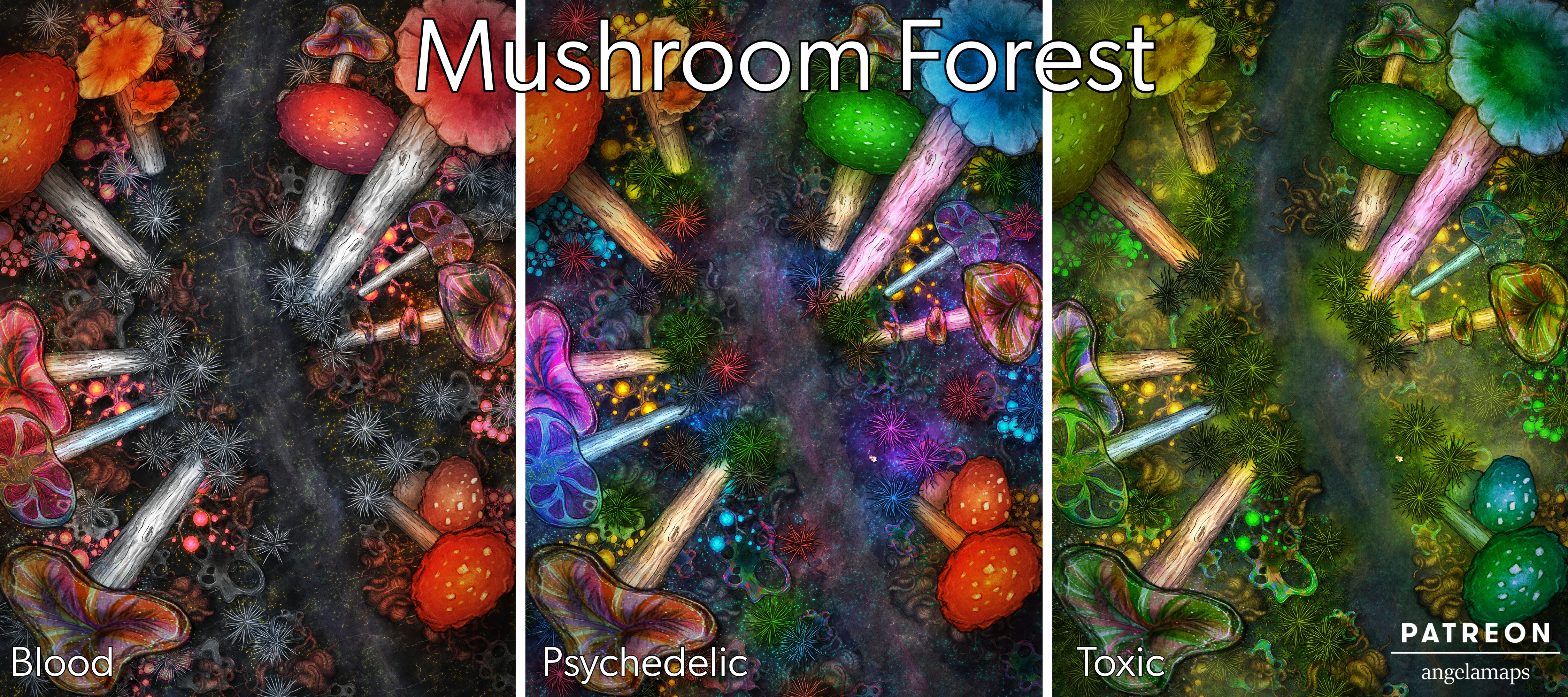 Angela Maps Mushroom Forest Preview