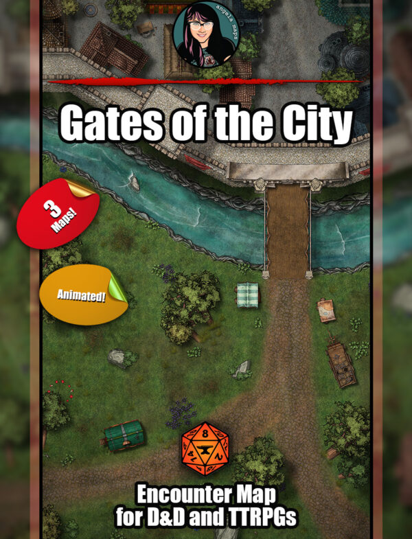 Gates of the City animated and setup for FVTT