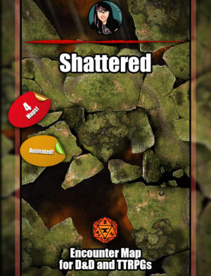Shattered animated battle map pack for FVTT