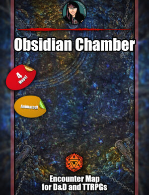 Obsidian Chamber animated battle map pack in FVTT