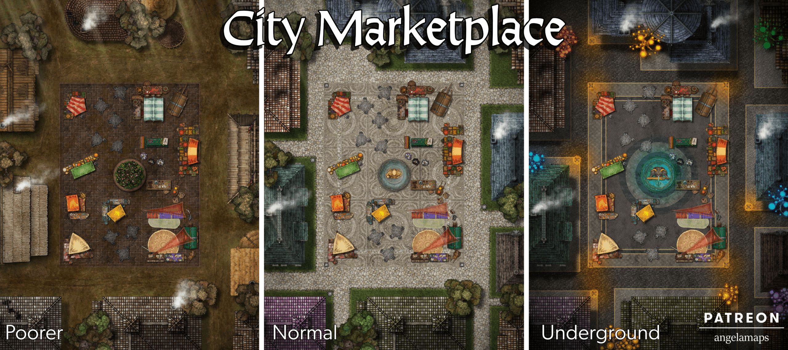 Angela Maps City Marketplace Preview
