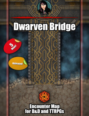 Dwarven Bridge animated map pack for FVTT