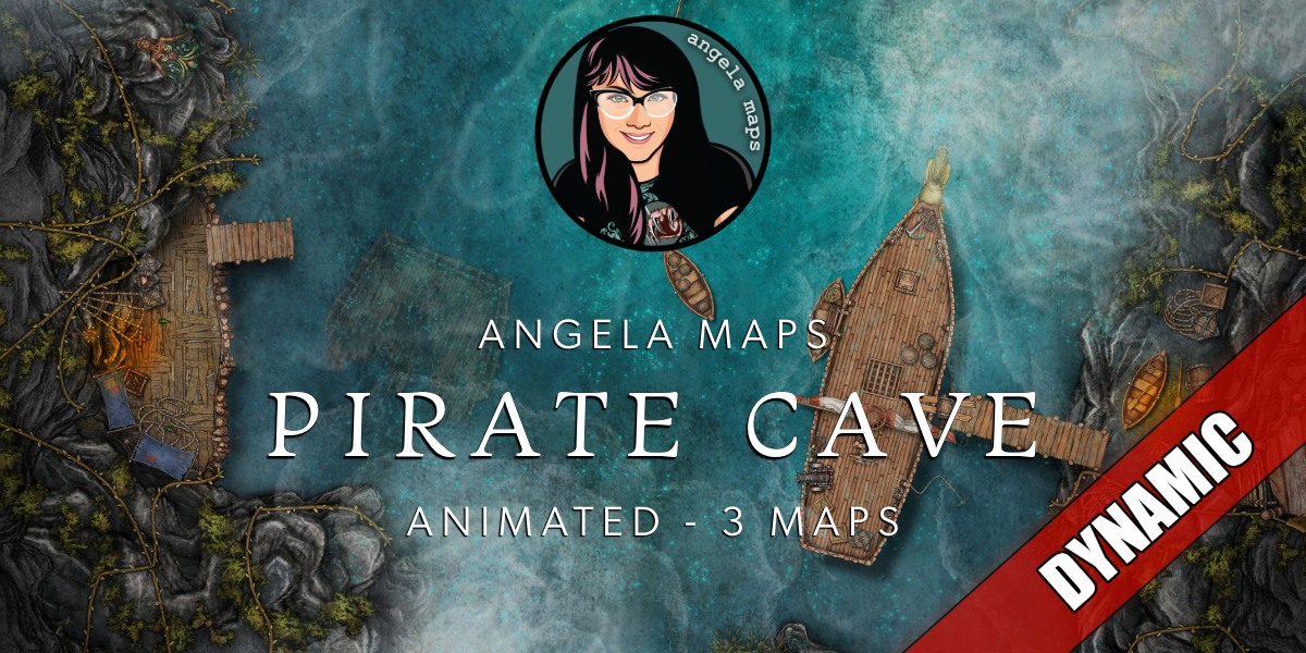 Angela Maps Pirate Cave