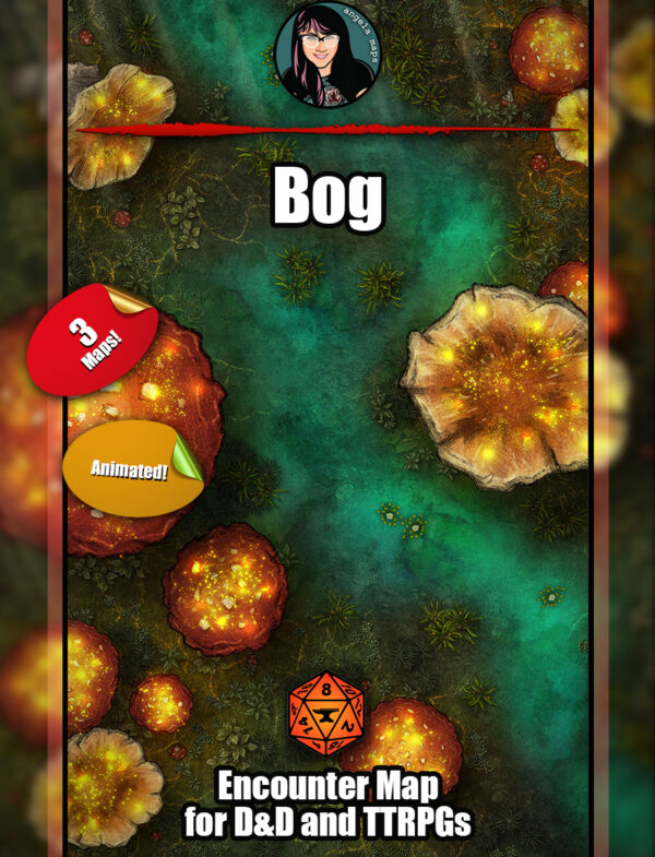 Bog animated map pack for FVTT