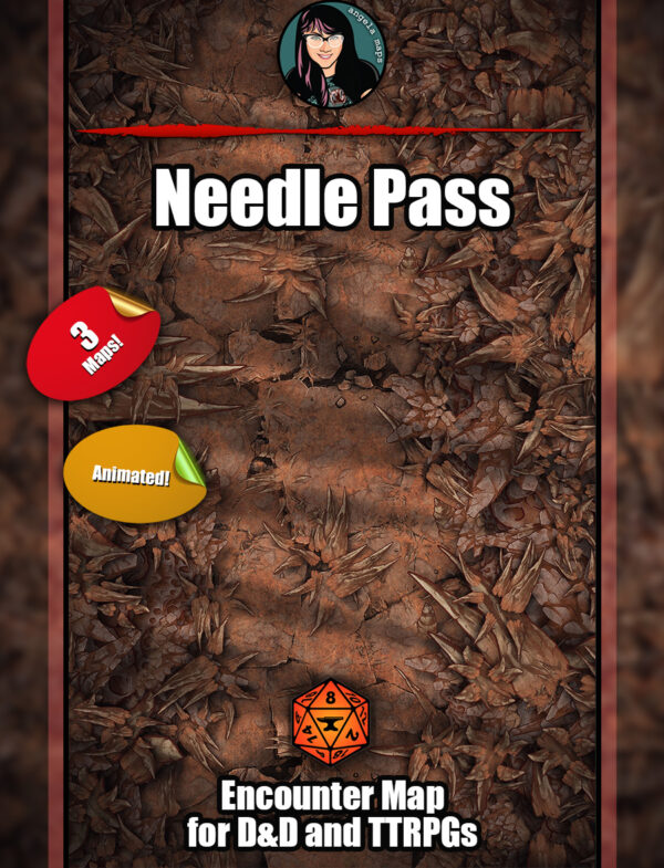 Needle Pass animated map pack for FVTT